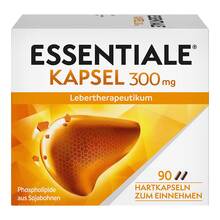Abbildung: Essentiale Kapsel 300 mg 90 St, Hartkapseln PZN 18909165 