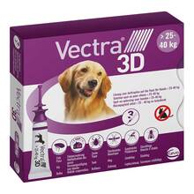 Abbildung: Vectra 3D Lösung z.Auftro.a.d.Haut für Hunde ü.25-40 kg 3 St, Lösung PZN 18910211 