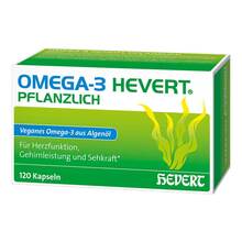 Abbildung: Omega-3 Hevert pflanzlich Weichkapseln 120 St, Weichkapseln PZN 19054205 