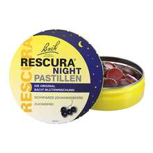 Abbildung: Bachblüten Original Rescura Night Past.schwarz Johan. 50 g, Pastillen PZN 19096416 