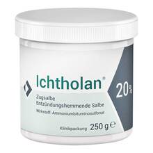 Abbildung: Ichtholan Zugsalbe 20% 250 g, Salbe PZN 19099254 