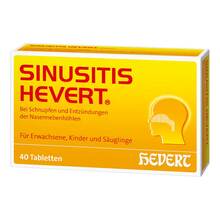 Abbildung: Sinusitis Hevert Tabletten 40 St, Tabletten PZN 19107350 