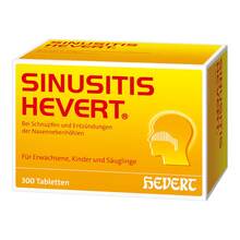 Abbildung: Sinusitis Hevert Tabletten 300 St, Tabletten PZN 19107373 