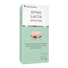 Abbildung: Gynolacta Vaginaltabletten 8 St, Vaginaltabletten PZN 19109308 