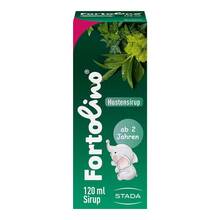 Abbildung: Fortolino Husten Sirup 120 ml, Sirup PZN 19150357 
