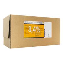 Abbildung: Natriumhydrogencarbonat-Lösung 8,4% Deltamedica Glas 10X100 ml, Infusionslösung PZN 19152267 