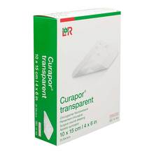 Abbildung: CURAPOR Wundverband steril transparent 10x15 cm 25 St, Pflaster PZN 19156466 