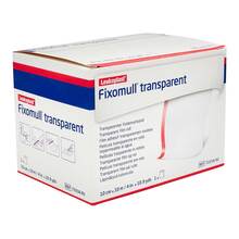 Abbildung: FIXOMULL transparent 10 cmx10 m 1 St, Pflaster PZN 19158672 
