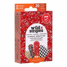 Abbildung: WILD STRIPES Pflaster Classic sensitiv Fashion INT 20 St, Pflaster PZN 19175742 