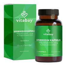 Abbildung: Spermidin 6 mg hochdosiert Kapseln 120 St, Kapseln PZN 19178982 