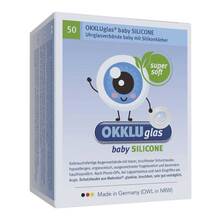 Abbildung: Okkluglas baby Silicone Uhrglasv.Silikonkleber 50 St, Verband PZN 19188526 