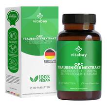 Abbildung: Opc Traubenkernextrakt 1000 mg hochdos. + vegan Tabletten  120 St, Tabletten PZN 19198134 
