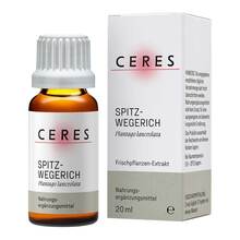 Abbildung: Ceres Spitzwegerich Plantago lanceolata Extr.Tro. 20 ml, Tropfen PZN 19209257 