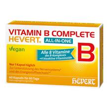 Abbildung: Vitamin B Complete Hevert all-in-one Kapseln 60 St, Kapseln PZN 19214749 