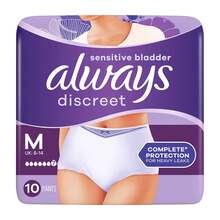 Abbildung: ALWAYS discreet Inkontinenz Pants plus M 10 St, Binden PZN 19224937 