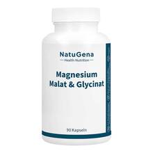 Abbildung: Magnesium-Malat & Glycinat hochdosiert + vegan Kapseln  90 St, Kapseln PZN 19233959 