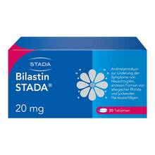 Abbildung: Bilastin Stada 20 mg Tabletten 20 St, Tabletten PZN 19240066 