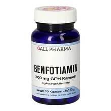 Abbildung: Benfotiamin 300 mg Gph Kapseln vet. (für Tiere) 30 St, Kapseln PZN 19248381 
