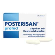 Abbildung: Posterisan protect Suppositorien 25 St, Suppositorien PZN 19269288 