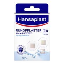 Abbildung: Hansaplast Aqua Protect Rundpflaster 24 St, Pflaster PZN 19278092 