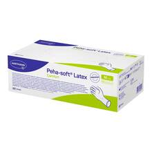 Abbildung: Peha-Soft Latex Comfort Untersuchungshandschuhe unsteril pf M 100 St, Handschuhe PZN 19296687 