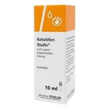 Abbildung: Ketotifen Stulln 0,25 mg / ml Atr Lösung unkonserviert 10 ml, Augentropfen PZN 19300199 