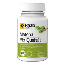 Abbildung: Raab Vitalfood Matcha Bio Kapseln 60 St, Kapseln PZN 19305446 