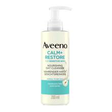 Abbildung: Aveeno Calm + Restore nährender Hafer Gesichtsrein. 200 ml, Flüssigseife PZN 19342915 