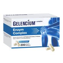 Abbildung: Gelencium Enzym Complex hochdos.mit Bromelain Kapseln  200 St, Kapseln PZN 19360267 