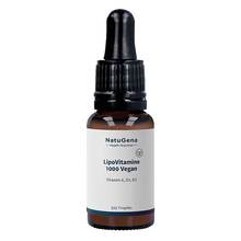 Abbildung: Lipovitamine 1000 vegan Vitamin D3 + A+K2 Tropfen 15 ml, Tropfen PZN 19360907 