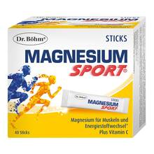 Abbildung: DR.BÖHM Magnesium Sport Sticks 40X1.5 g, Granulat PZN 19373235 