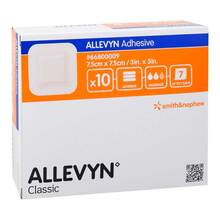 Abbildung: ALLEVYN Adhesive 7,5x7,5 cm haftende Wundauflage 10 St, Verband PZN 19380318 