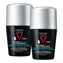 Abbildung: VICHY HOMME Deo Roll-on 72h Anti-Flecken DP 2X50 ml, Creme PZN 19398790 