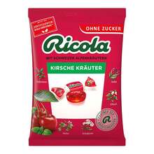 Abbildung: Ricola ohne Z.Beutel Kirsche Kräuter Bonbons 75 g, Bonbons PZN 19400995 