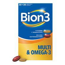 Abbildung: BION3 Multi + Omega-3 Kombipackung 30 Tabletten +30 Kapseln  2X30 St, Kombipackung PZN 19430306 