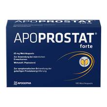 Abbildung: Apoprostat forte 65 mg Weichkapseln 180 St, Weichkapseln PZN 19436355 