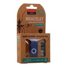 Abbildung: Mückenschutz Armband Erwachsene blau Manouka 1 P PZN 19438549 
