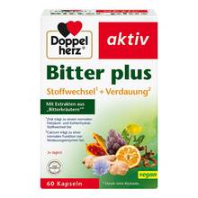 Abbildung: Doppelherz Bitter plus Kapseln 60 St, Kapseln PZN 19441468 