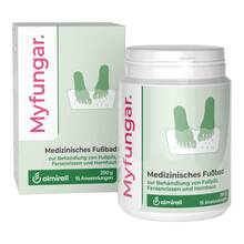 Abbildung: Myfungar Medizinisches Fußbad Granulat 250 g, Granulat PZN 19446402 