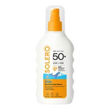 Abbildung: Solero Kinder sensitiv Spray Lsf 50 +  200 ml, Spray PZN 19454301 