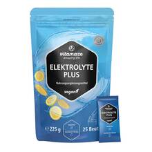 Abbildung: Elektrolyte Plus Vitamin C + B-Vitamine Zitrone Pulver  25X9 g, Pulver PZN 19461471 