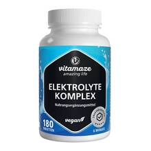 Abbildung: Elektrolyte Komplex Tabletten mit Magnesium vegan 180 St, Tabletten PZN 19461488 