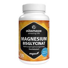 Abbildung: Magnesium Bisglycinat 750 mg vegan Kapseln 120 St, Kapseln PZN 19461560 