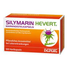 Abbildung: Silymarin Hevert Mariendistelkapseln 100 St, Hartkapseln PZN 19474338 