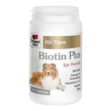 Abbildung: Doppelherz für Tiere Biotin Plus Tabletten für Hunde 120 St, Tabletten PZN 19495665 