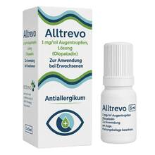 Abbildung: Alltrevo 1 mg / ml Augentropfen 5 ml, Augentropfen PZN 19501041 