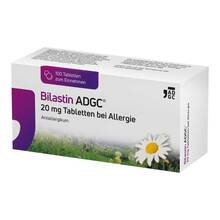 Abbildung: Bilastin Adgc 20 mg Tabletten bei Allergie 100 St, Tabletten PZN 19520104 