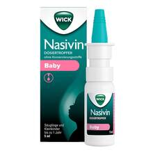 Abbildung: Wick Nasivin Dosiertropfer oK Baby 0,1 mg / ml Ntr 5 ml, Nasentropfen PZN 19524059 