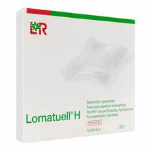 Abbildung: LOMATUELL H Salbentüll 10x20 cm steril 10 St, Verband PZN 19542525 