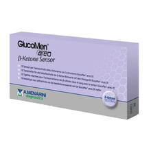 Abbildung: GLUCOMEN areo 2K ß-Ketone Sensor Teststreifen 10 St, Teststreifen PZN 19630117 